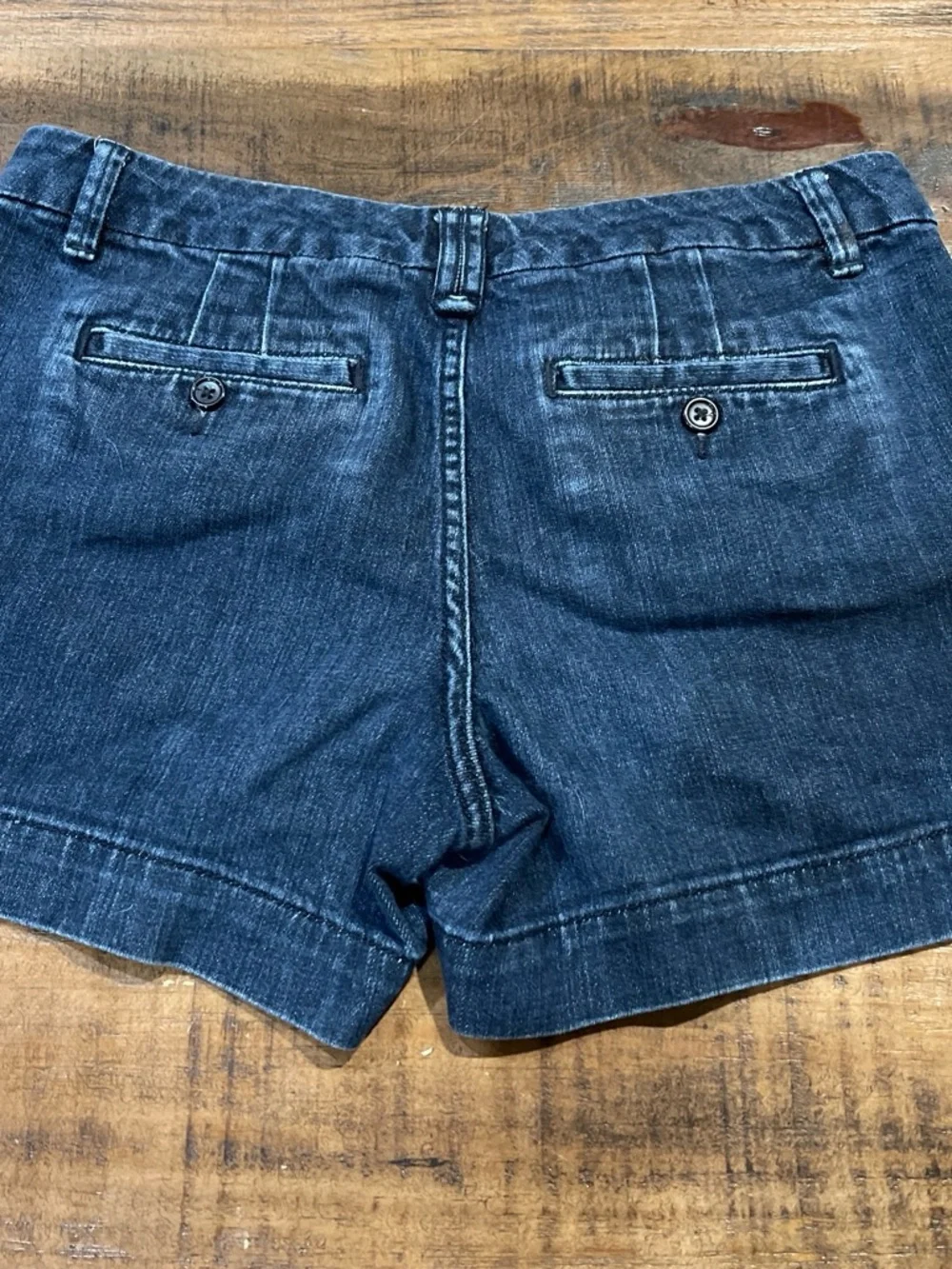 The Limited Dark Blue Denim Shorts